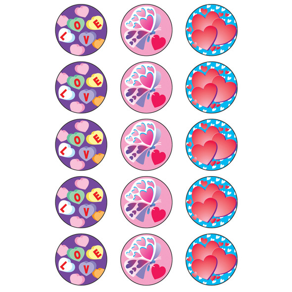 Valentine's Day/Cherry Stinky Stickers®, 60 Per Pack, 6 Packs
