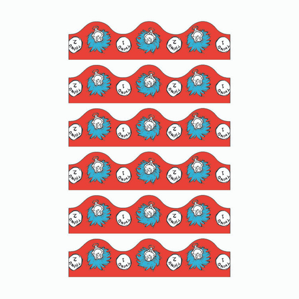 Dr. Seuss™ Thing 1 & 2 Deco Trim®, 37 Feet Per Pack, 6 Packs