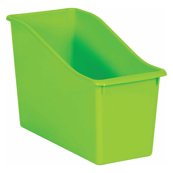 Lime Plastic Book Bin, Pack of 6