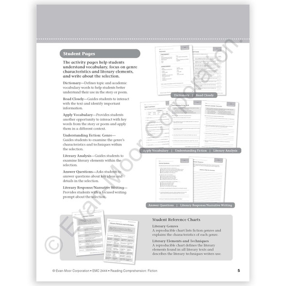 Reading Comprehension: Fiction, Grade 4 Reading Comprehension: Fiction, Grade 4