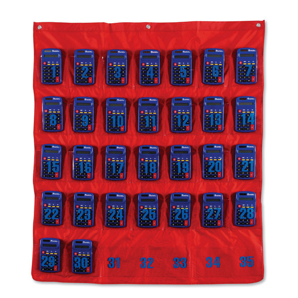 Calculator Storage Pocket Chart Calculator Storage Pocket Chart