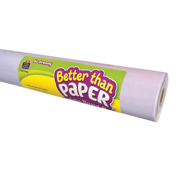 Better Than Paper® Bulletin Board Roll, 4' x 12', So Dreamy, 4-Pack