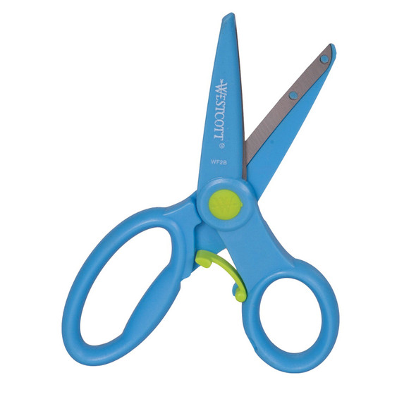 Preschool Training Scissors, 5", Assorted Colors, Pack of 6