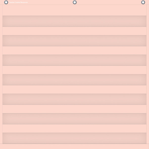 Blush 7 Pocket Chart, 28" x 28"