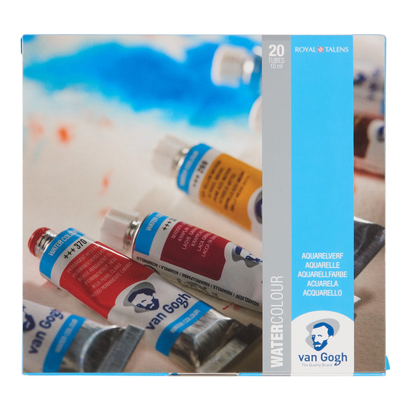 Watercolor Tube Set, 20 x 10mL, General Selection