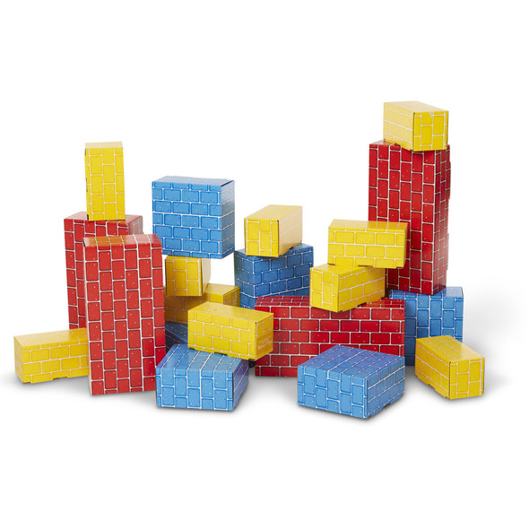 Jumbo Cardboard Blocks, 24-Piece Set Jumbo Cardboard Blocks, 24-Piece Set
