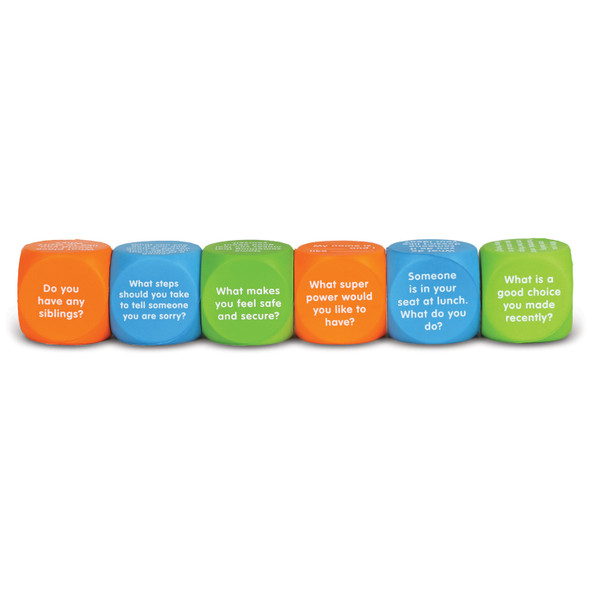 Let's Talk! Cubes, Set of 6 Let's Talk! Cubes, Set of 6