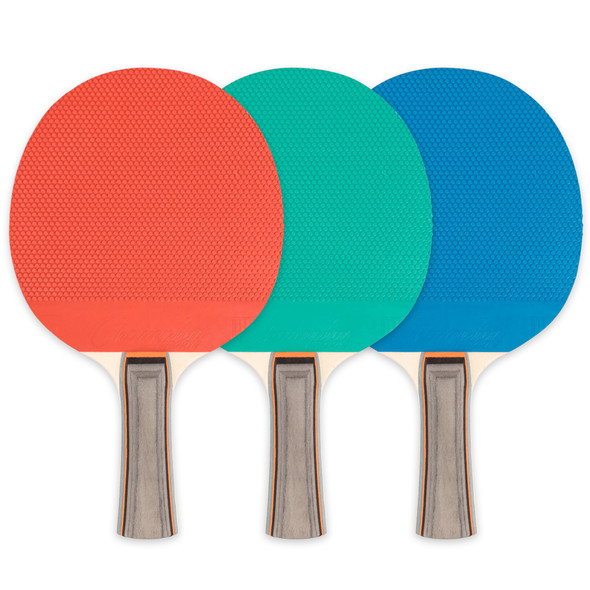 Rubber Face Table Tennis Paddle, 5-Ply, Pack of 6