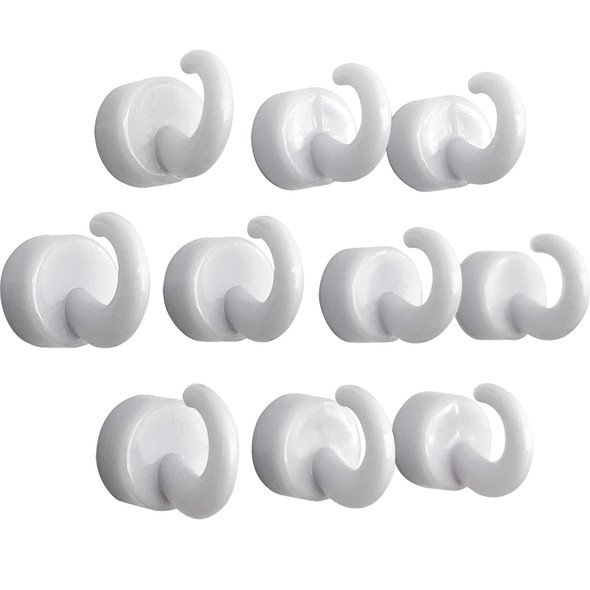 Mini Hook Magnets, Pack of 10 Mini Hook Magnets, Pack of 10