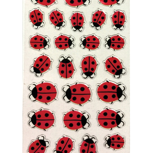 Ladybug Stickers, 39 Per Pack, 12 Packs Ladybug Stickers, 39 Per Pack, 12 Packs