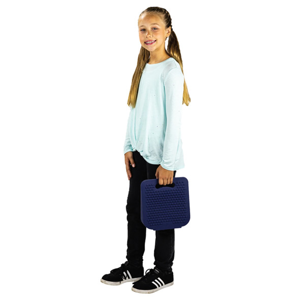 Antimicrobial Wiggle Wedge Sensory Cushion, 10" Square