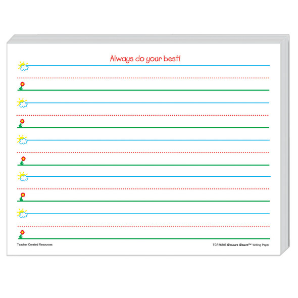 Smart Start K-1 Writing Paper: 360 Sheets