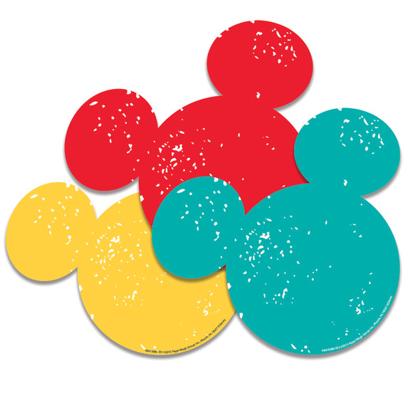 Mickey Mouse® Paper Cut Outs, 36 Per Pack, 3 Packs
