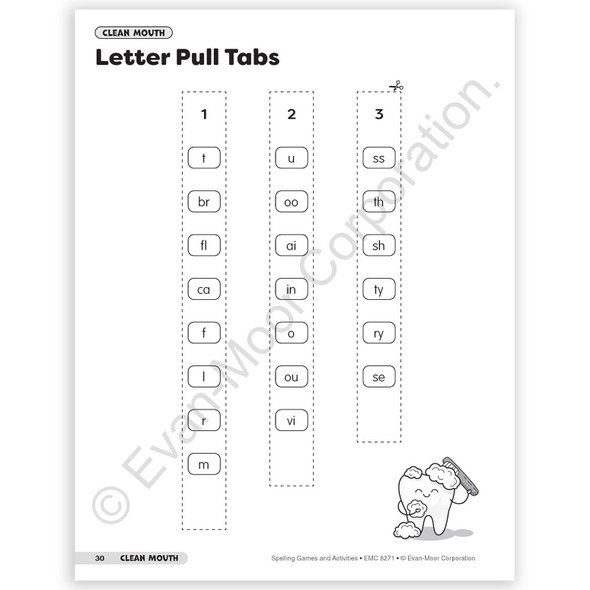 Spelling Games and Activities, Grade 1