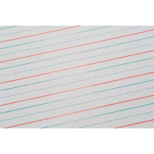 Multi-Sensory Raised Ruled Tablet, Tape Bound, 5/8" x 5/16" x 5/16" Ruled Long, 10-1/2" x 8", 40 Sheets, Pack of 3