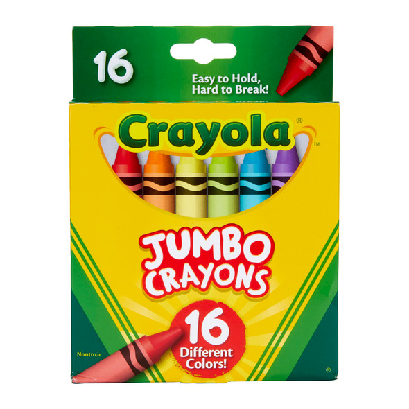 Jumbo Crayons, 16 Per Pack, 3 Packs Jumbo Crayons, 16 Per Pack, 3 Packs