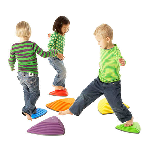 River Stones & Hilltops Combo Set - The Original Non-Slip Stepping Stones for Kids - Balance, Coordination, Motor Skills - Primary Colors - Set of 11 River Stones & Hilltops Combo Set - The Original Non-Slip Stepping Stones for Kids - Balance, Coordination, Motor Skills - Primary Colors - Set of 11