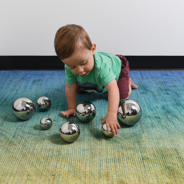 Sensory Reflective Sound Balls - Set of 7 Sensory Reflective Sound Balls - Set of 7