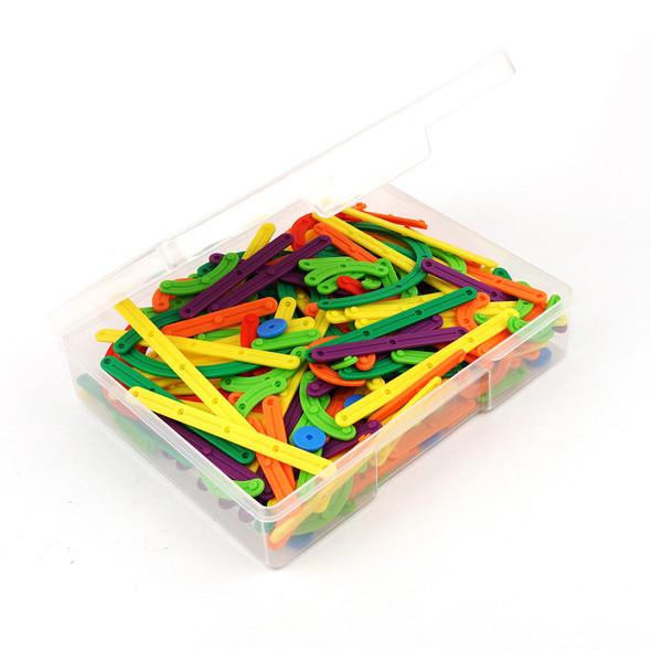 GeoStix Letter Construction Set - 200 Connecting Sticks - 50 Activities GeoStix Letter Construction Set - 200 Connecting Sticks - 50 Activities