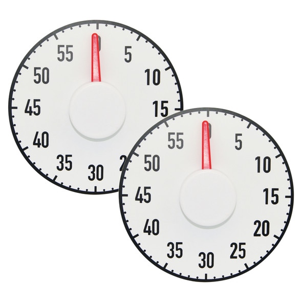 Magnetic Big Timer, 7.5", Pack of 2 Magnetic Big Timer, 7.5", Pack of 2