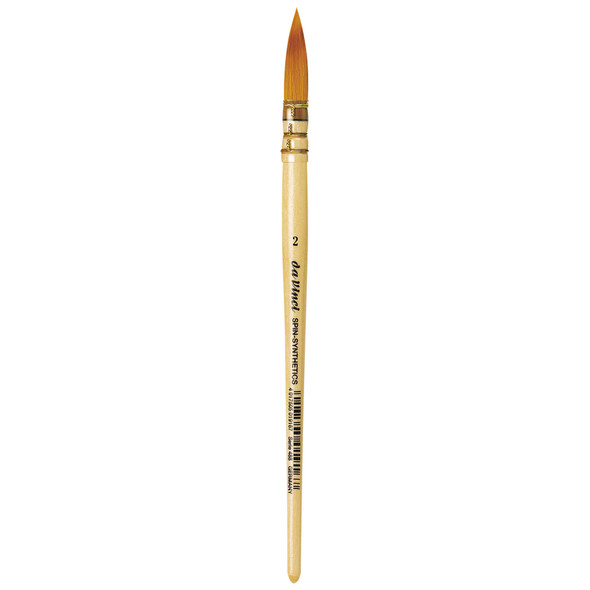 COSMOTOP-SPIN Quill Brush, Synthetic, Watercolor & Indian Ink, Round, Series 488, Size 2