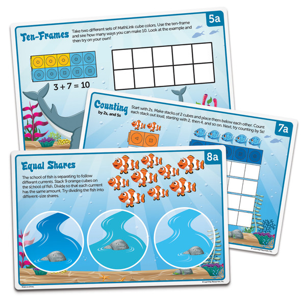 Mathlink® Cubes Kindergarten Math Activity Set: Sea Adventures! Mathlink® Cubes Kindergarten Math Activity Set: Sea Adventures!