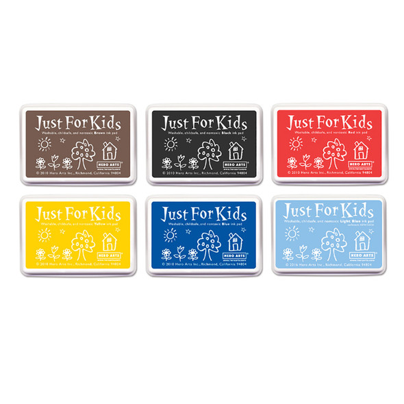 Just for Kids® Get Them All Ink Pad Bundle, Pack of 12 Just for Kids® Get Them All Ink Pad Bundle, Pack of 12