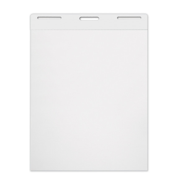 Heavy Duty Anchor Chart Paper, Non-Adhesive, White, Unruled 27" x 34", 25 Sheets