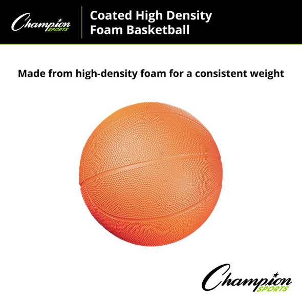 Coated High Density Foam Basketball, Size 3 Coated High Density Foam Basketball, Size 3