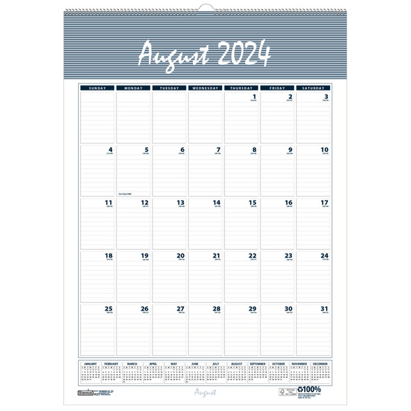Bar Harbor Academic Wall Calendar, 22"L, 15.5"W Bar Harbor Academic Wall Calendar, 22"L, 15.5"W