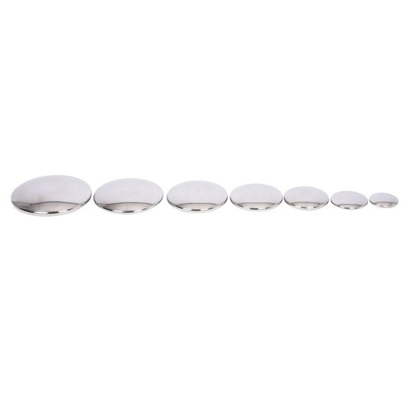 Sensory Reflective Silver Buttons - Set of 7 Sensory Reflective Silver Buttons - Set of 7