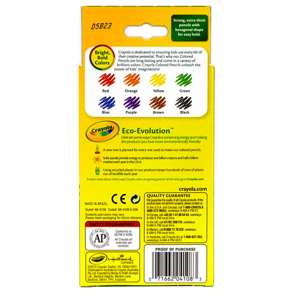 Write Start® Colored Pencils, 8 Per Box, 6 Boxes Write Start® Colored Pencils, 8 Per Box, 6 Boxes