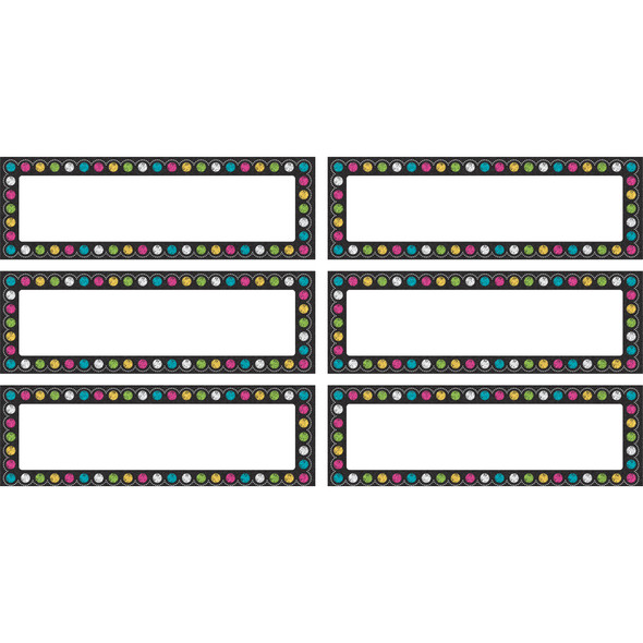 Chalkboard Brights Labels Magnetic Accents, 20 Per Pack, 3 Packs