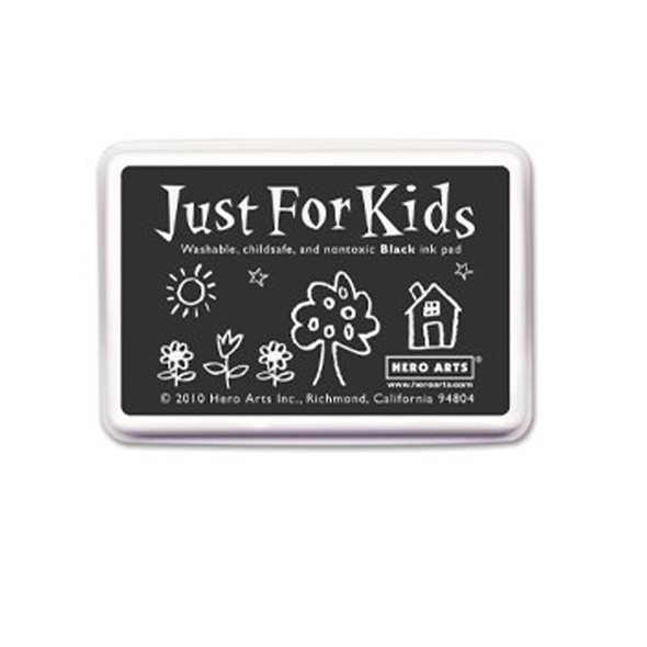 Just for Kids® Ink Pad, Black, Pack of 6 Just for Kids® Ink Pad, Black, Pack of 6