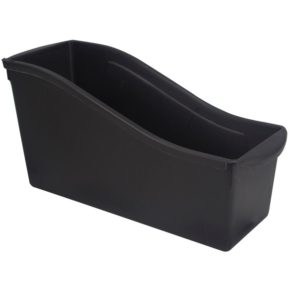 Large Book Bin, Black, Pack of 6 Large Book Bin, Black, Pack of 6
