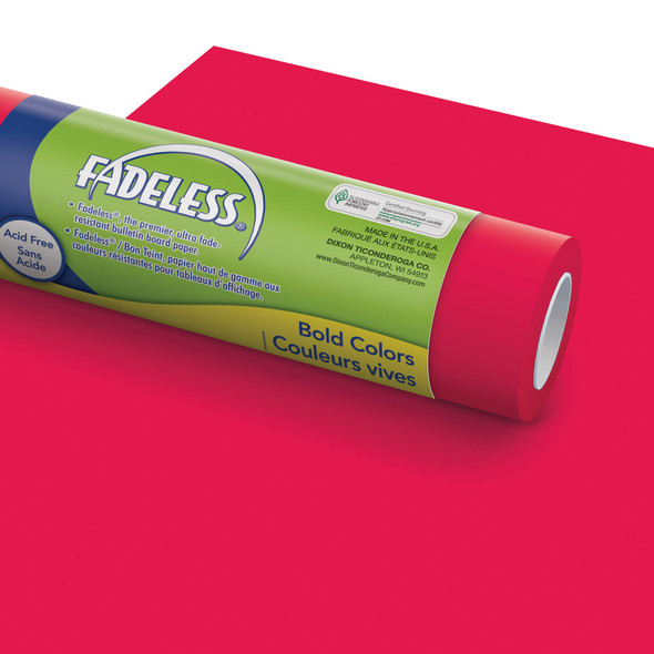 Bulletin Board Art Paper, Flame, 48" x 12', 4 Rolls Bulletin Board Art Paper, Flame, 48" x 12', 4 Rolls