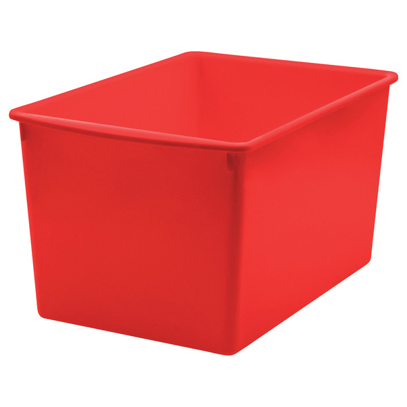 Red Plastic Multi-Purpose Bin, Pack of 3 Red Plastic Multi-Purpose Bin, Pack of 3
