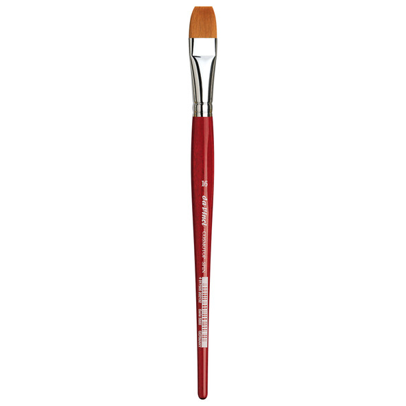 COSMOTOP-SPIN Silkpainting Brush, Synthetic, Watercolor, Flat, Size 16