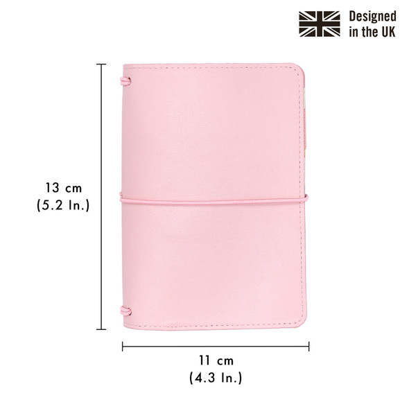A6 Notebook and Passport Holder - Ballerina Pink