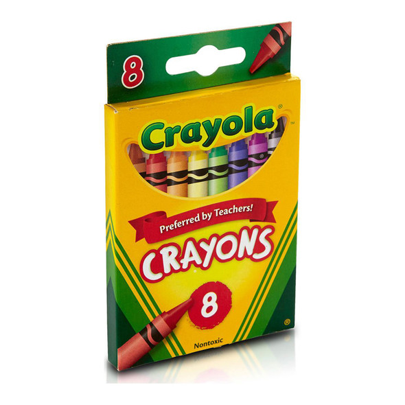 Crayons, Regular Size, 8 Colors Per Box, 24 Boxes Crayons, Regular Size, 8 Colors Per Box, 24 Boxes
