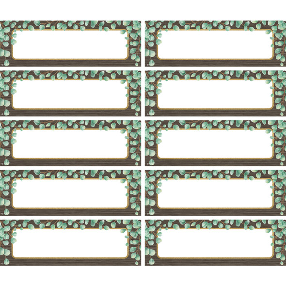 Eucalyptus Labels Magnetic Accents, 20 Per Pack, 3 Packs