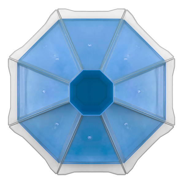 Classroom Caddie Octagonal Storage System, Blue Classroom Caddie Octagonal Storage System, Blue