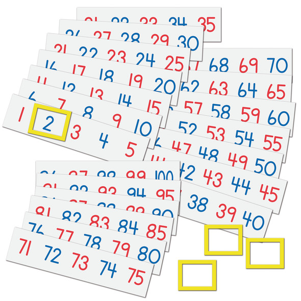 Magnetic Number Line, 1-100