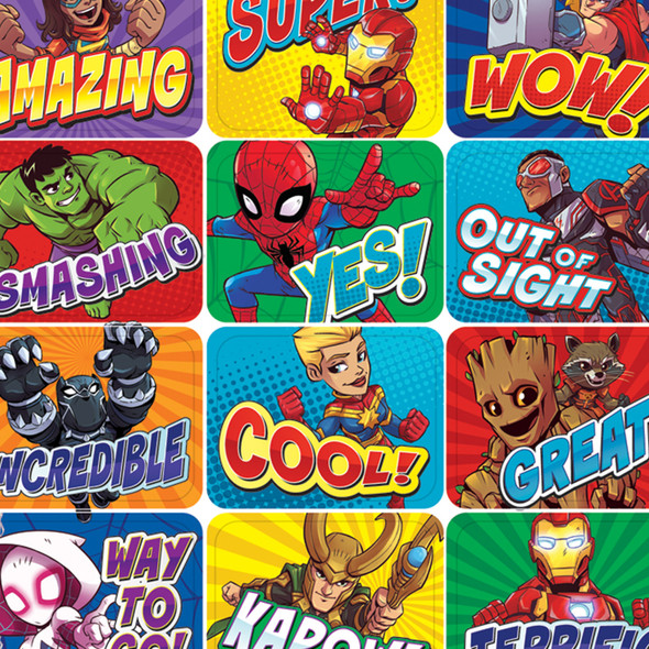 Marvel™ Super Hero Adventure Success Stickers, 120 Per Pack, 12 Packs Marvel™ Super Hero Adventure Success Stickers, 120 Per Pack, 12 Packs