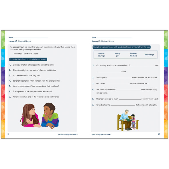 Spectrum Language Arts Workbook, Grade 3