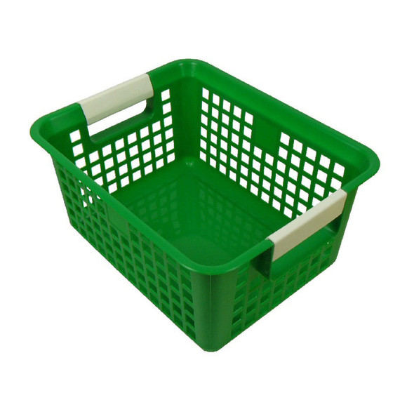 Tattle® Book Basket, Green, Pack of 3 Tattle® Book Basket, Green, Pack of 3