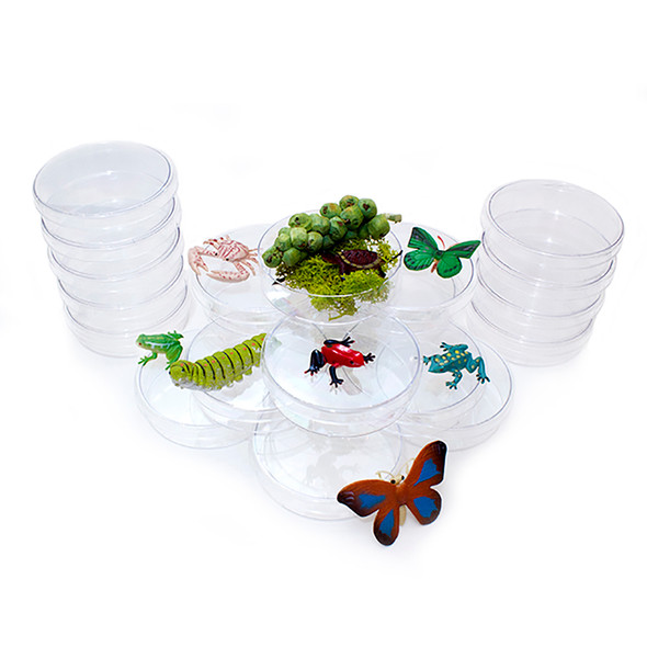 Petri Dishes, Extra Deep, 4 Per Pack, 2 Packs Petri Dishes, Extra Deep, 4 Per Pack, 2 Packs