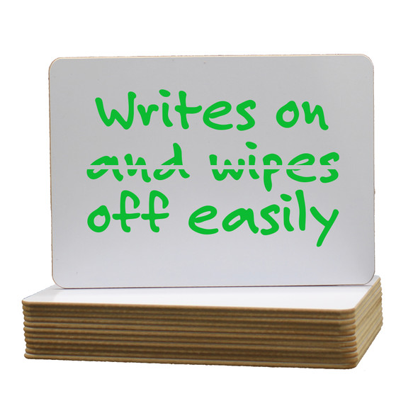 Dry Erase Board Bulk, 9.5" x 12", Pack of 12 Dry Erase Board Bulk, 9.5" x 12", Pack of 12