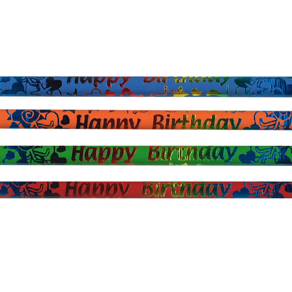Happy Birthday Pencil, Gross, Pack of 144 Happy Birthday Pencil, Gross, Pack of 144