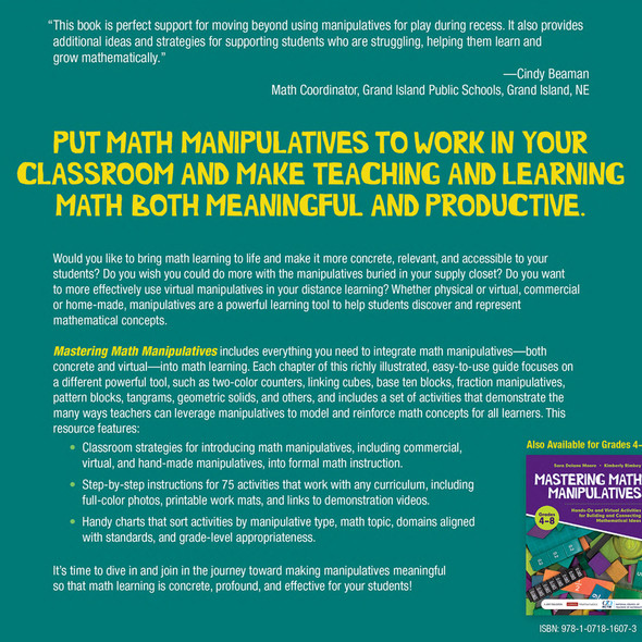 Mastering Math Manipulatives, Grades K-3 Mastering Math Manipulatives, Grades K-3